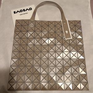 Bao Bao Issey Miyake Prism Metallic Tote - Beige